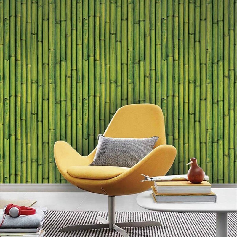 Papel de Parede Texturizado Bambu Natural Zen 3476-1 - Papel na Parede