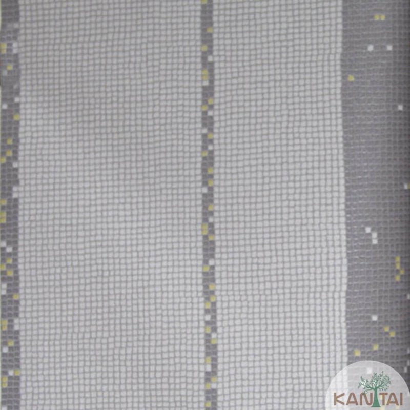 Papel de Parede Texturizado Barcelona Quadriculado Cinza BC382201 - Papel na Parede