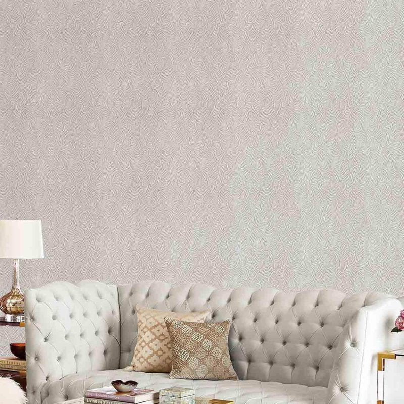 Papel de Parede Texturizado Berlim Folhas 82703 - Papel na Parede