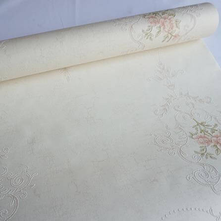 Papel de Parede Texturizado Berlim Vintage Rosas 88603 - Papel na Parede