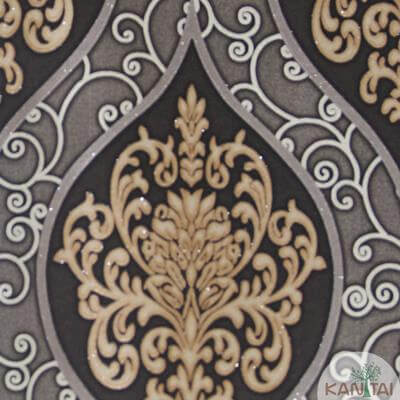 Papel de Parede Texturizado Brilho Vintage Clássico Aditare 33304 - Papel na Parede