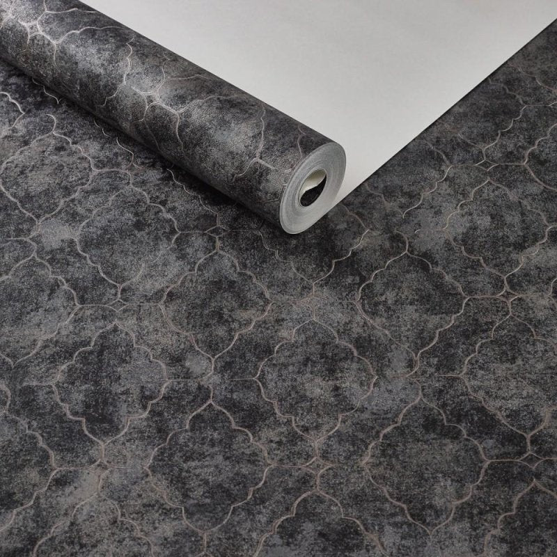 Papel de Parede Texturizado classico BOR-YS984808 - Papel na Parede