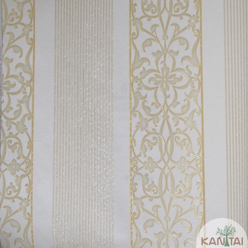 Papel de Parede Texturizado Clássico Listras Listrado Vintage Grace GR920101 - Papel na Parede