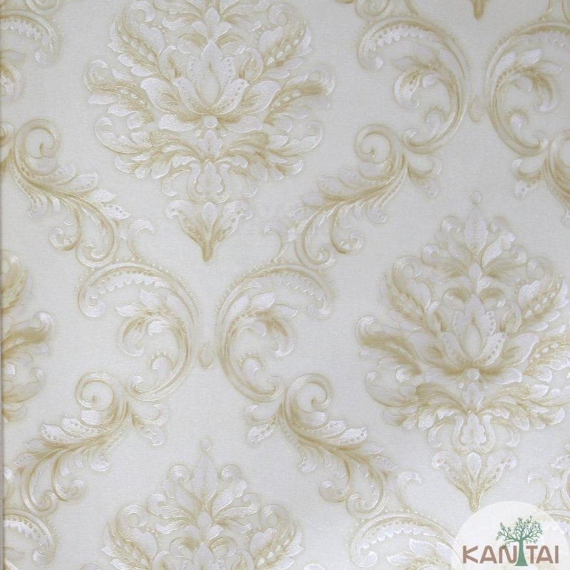 Papel de Parede Texturizado Clássico Vintage Acetinado Grace GR920007 - Papel na Parede