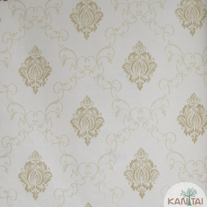 Papel de Parede Texturizado Clássico Vintage Romântico Grace GR920203 - Papel na Parede