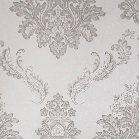 Papel de Parede Texturizado Floral Vintage Româmtico Arabesco Damask Scenery2 SC29066 - Papel na Parede