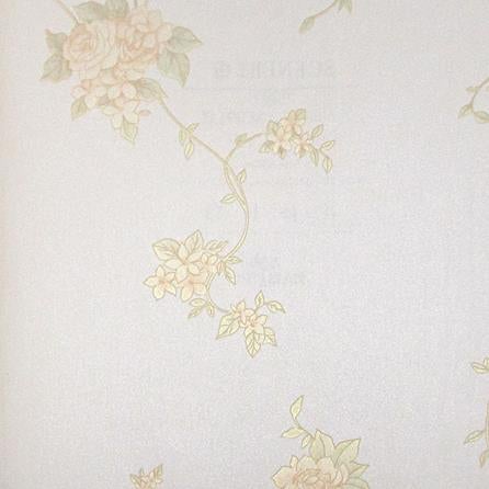 Papel de Parede Texturizado Flores Natureza Folhas Romântico Scenery2 SC29132 - Papel na Parede