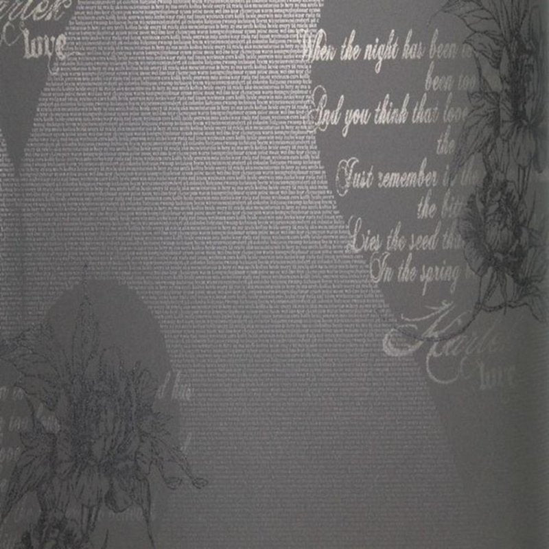 Papel de Parede Texturizado Jornal Davinci cinza DV120805 - Papel na Parede