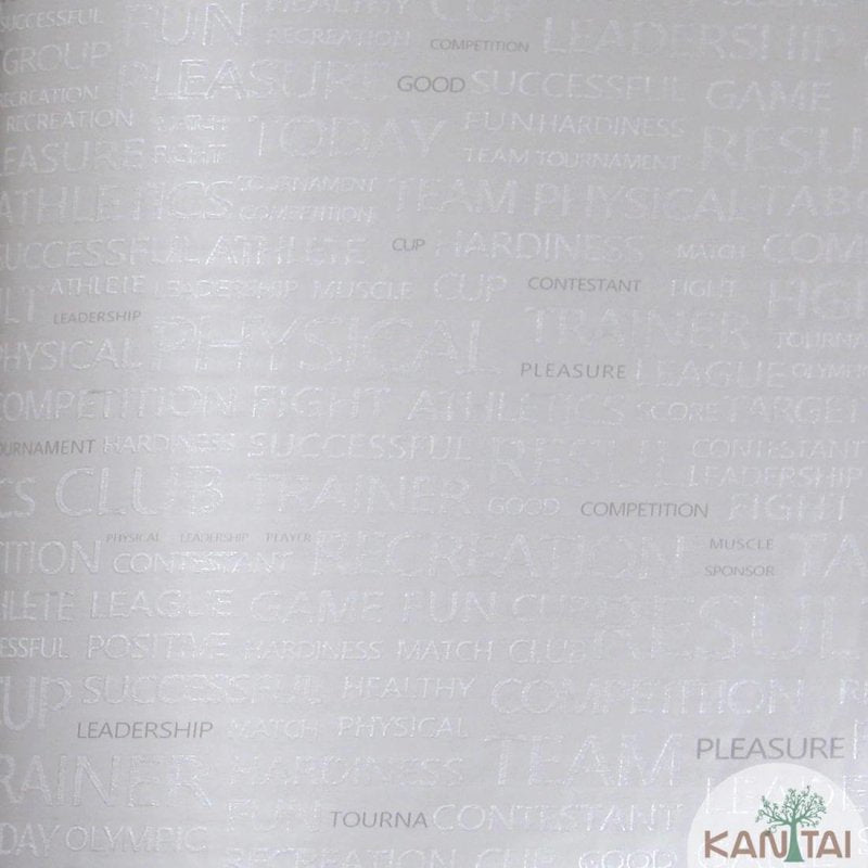 Papel de Parede Texturizado Jovem Palavras Grace GR921302 - Papel na Parede