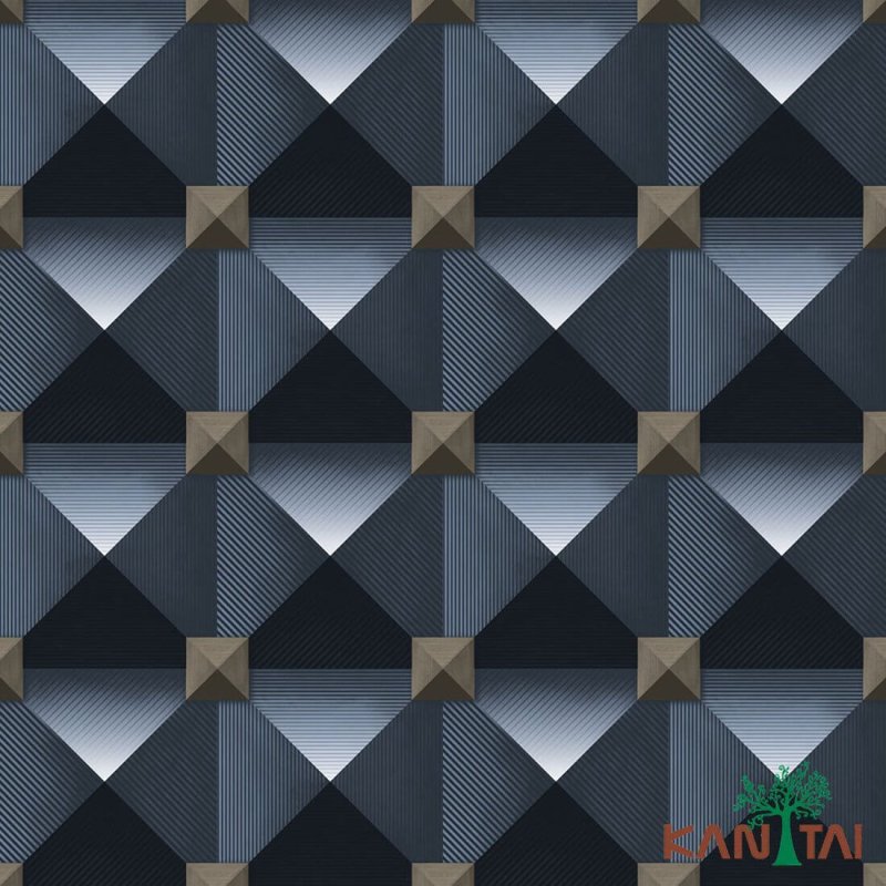 Papel de Parede Texturizado Metrópolis Losango 3D MT781002R - Papel na Parede