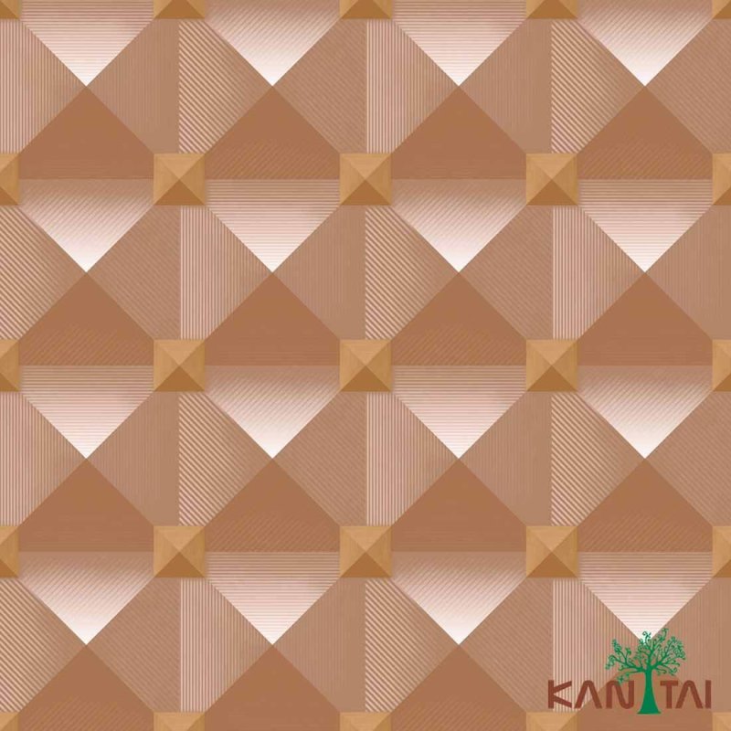 Papel de Parede Texturizado Metrópolis Losango 3D MT781003R - Papel na Parede