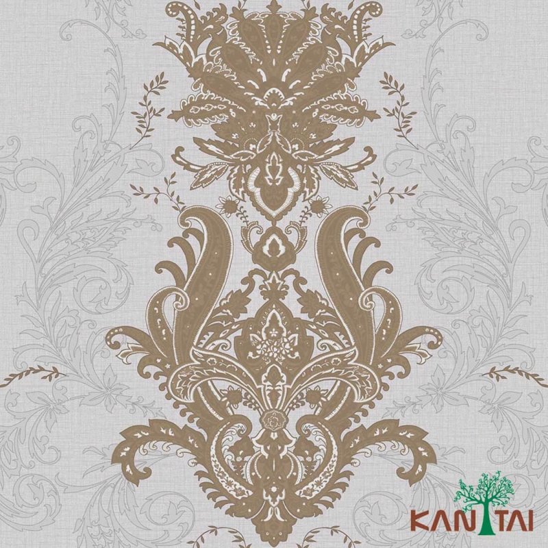 Papel de Parede Texturizado Metrópolis Vintage Arabesco MT781702R - Papel na Parede