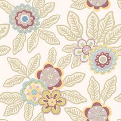 Papel de Parede Texturizado Natural Zen floral 3479-1 - Papel na Parede