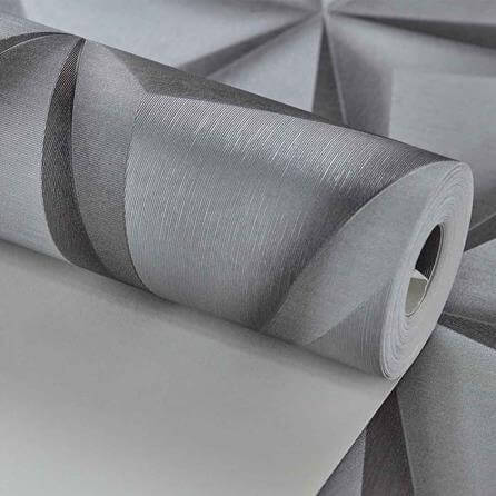 Papel de Parede Texturizado RJ Losango 3D 190806 - Papel na Parede