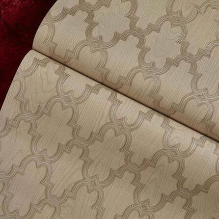 Papel de Parede Texturizado RJ Madeira Arabesco 9111 - Papel na Parede