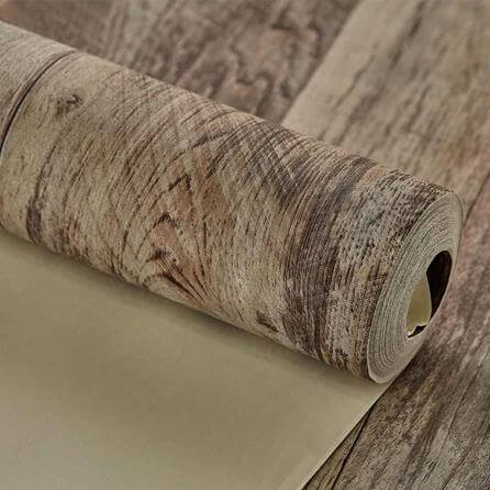 Papel de Parede Texturizado RJ Madeira Rústico 5003 - Papel na Parede