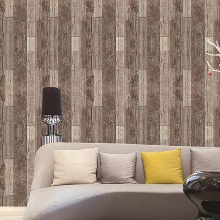 Papel de Parede Texturizado RJ Madeira Rústico 5003 - Papel na Parede