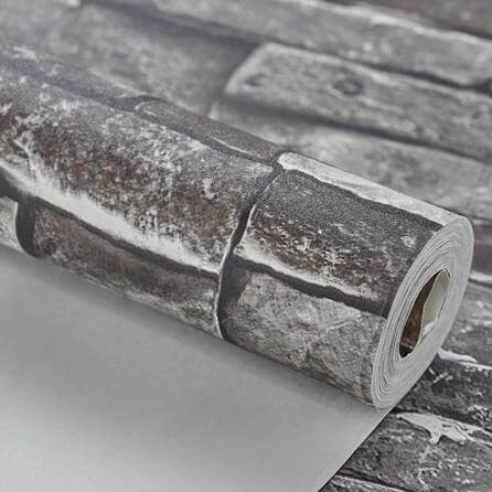Papel de Parede Texturizado RJ Pedra Rustico 5705 - Papel na Parede