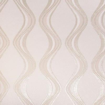 Papel de Parede TexturizadoLinhas Curvas Românticas Brilho Moda em Casa 7066 - Papel na Parede
