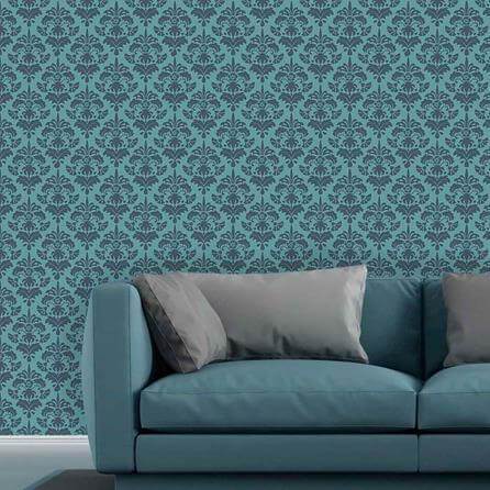 Papel de Parede Vintage Adesivo 411 - Papel na Parede
