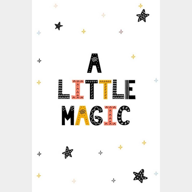 Poster Decorativo A Little Magic N08278 - Papel na Parede