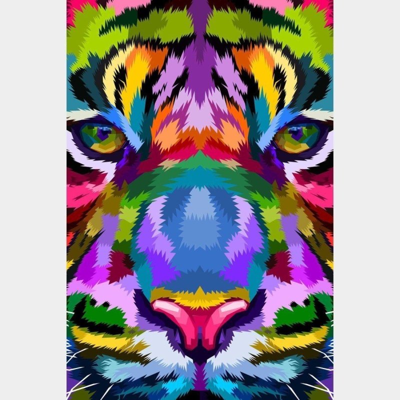 Poster Decorativo Animal Tigre N014226 - Papel na Parede