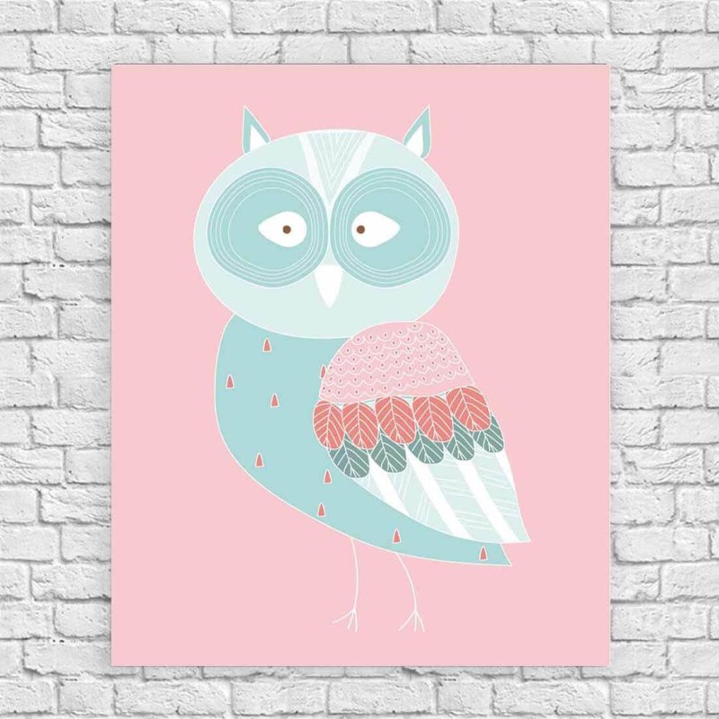 Poster Decorativo Baby Coruja 2019022 - Papel na Parede