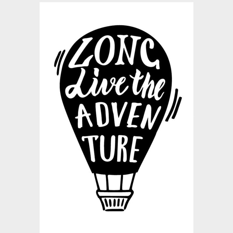 Poster Decorativo Balão de Ar Quente Adventure N07294 - Papel na Parede