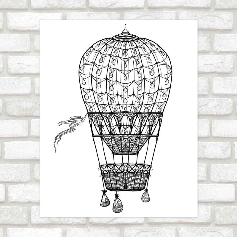 Poster Decorativo balão PA010 - Papel na Parede