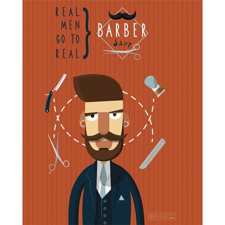 Poster Decorativo Barbeiro Barbearia 68727 - Papel na Parede