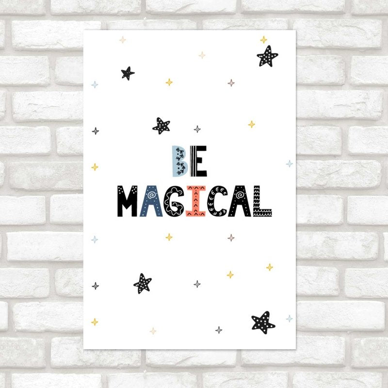 Poster Decorativo Be Magical N08101 - Papel na Parede
