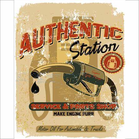 POSTER DECORATIVO CARRO GASOLINA 3579 - Papel na Parede