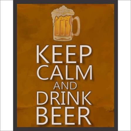 Poster Decorativo Cerveja 8511 40x50cm - Papel na Parede