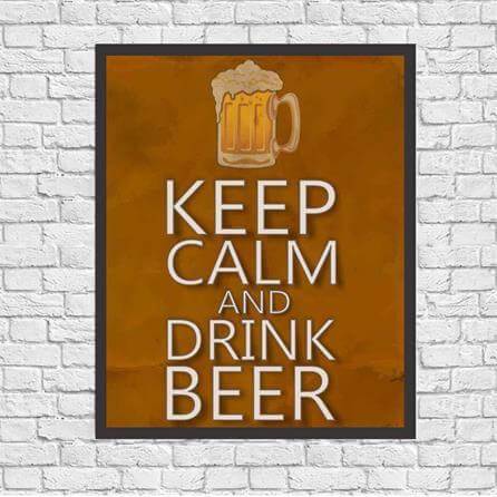 Poster Decorativo Cerveja 8511 - Papel na Parede