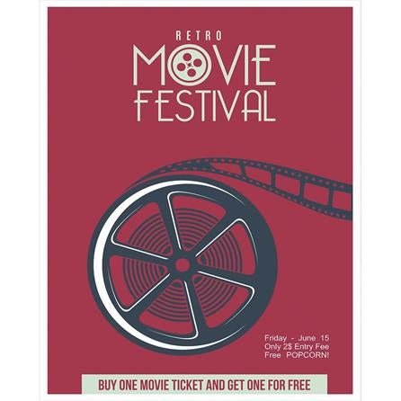 Poster Decorativo Cinema Filme Câmera 8028341 - Papel na Parede