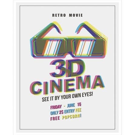 Poster Decorativo Cinema Filme Câmera 8028343 - Papel na Parede
