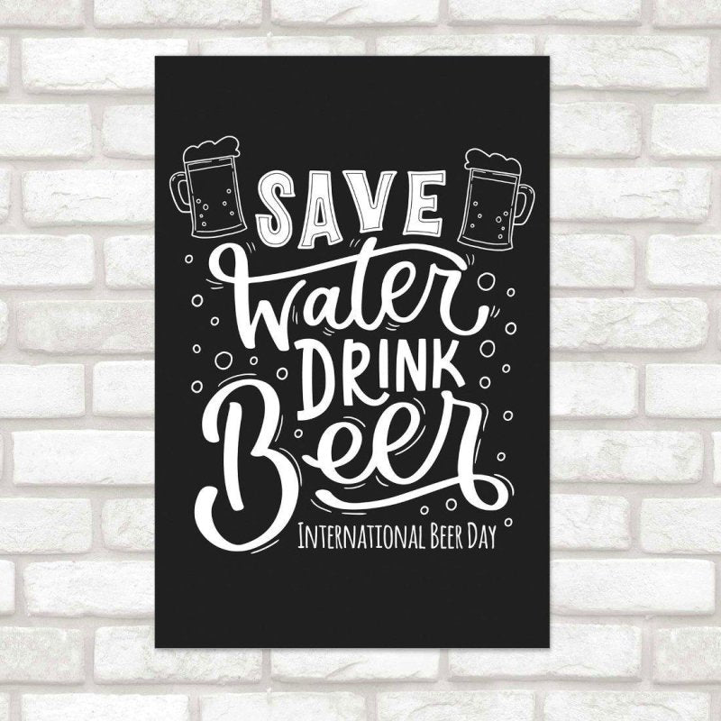 Poster Decorativo Copa & Bar Cerveja N015228 - Papel na Parede