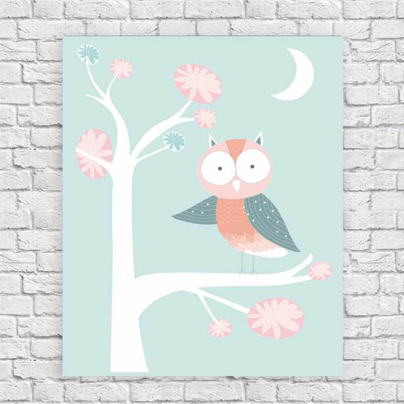 Poster Decorativo Coruja 2019044 - Papel na Parede