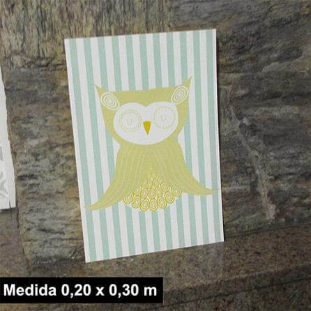 Poster Decorativo Corujinha Baby 20197888 - Papel na Parede