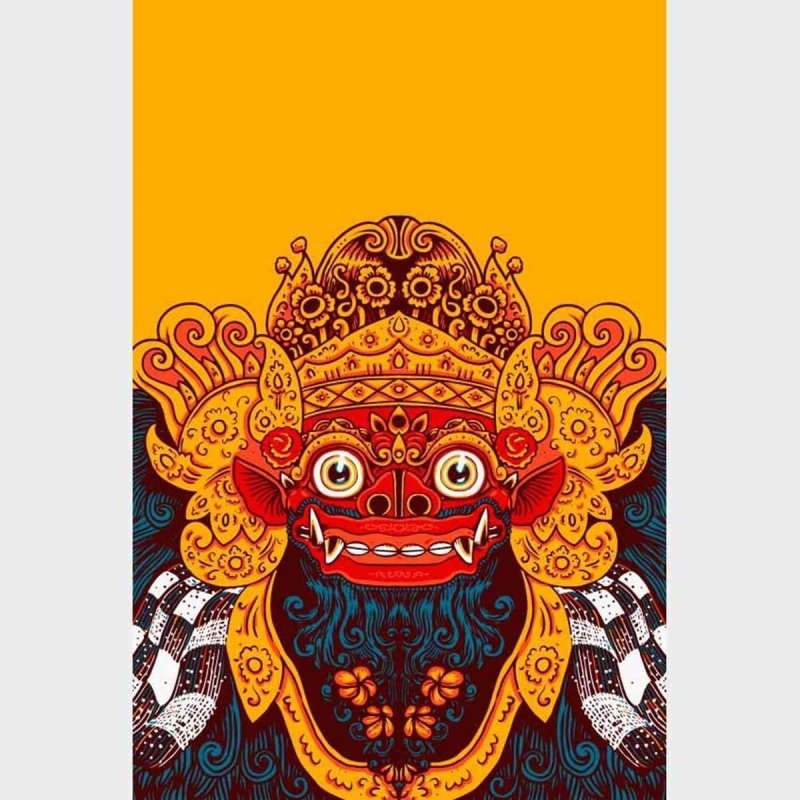 Poster Decorativo Deus Balinês N09282 - Papel na Parede