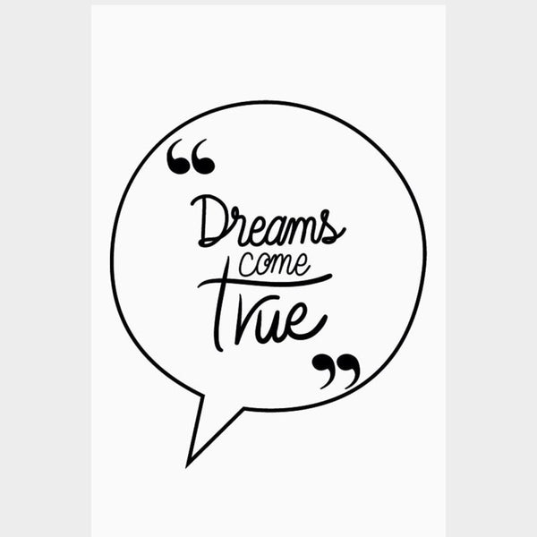 DREAMS COME TRUE MD 8タイトル poster-decorativo-dreams-come-