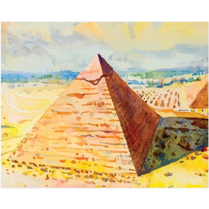 Poster Decorativo Egito artistico PA075 - Papel na Parede