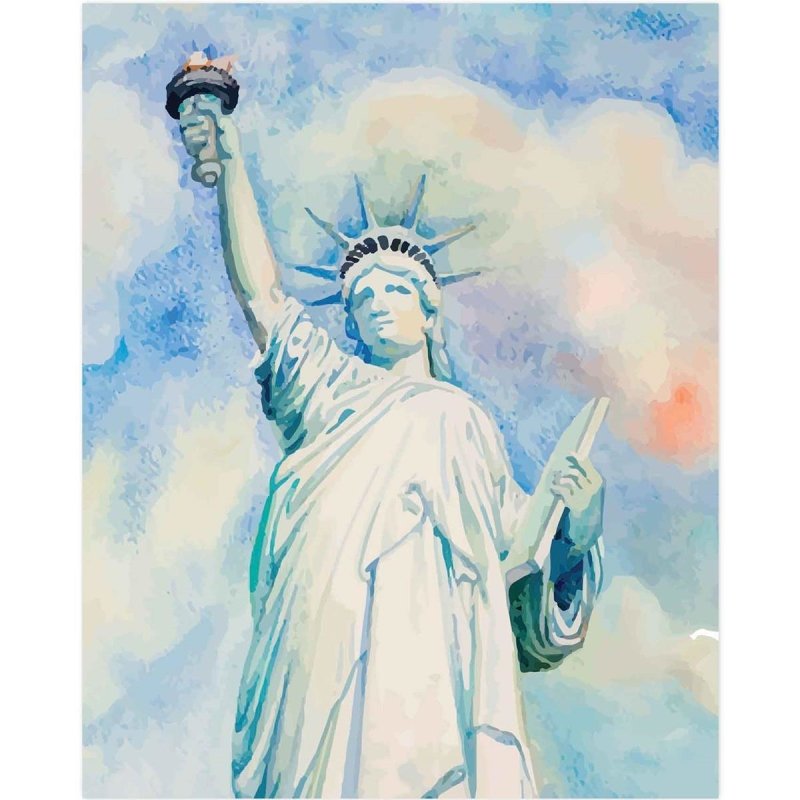 Poster Decorativo estpatua da liberdade PA070 - Papel na Parede