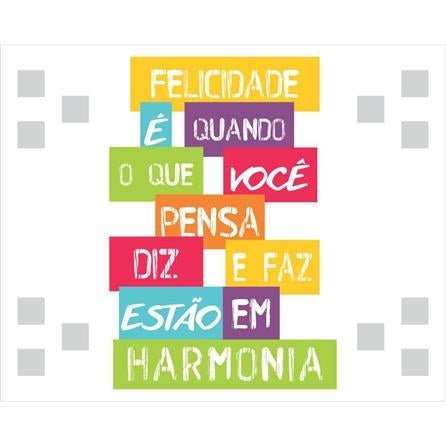 Poster Decorativo Felicidade 017 - Papel na Parede