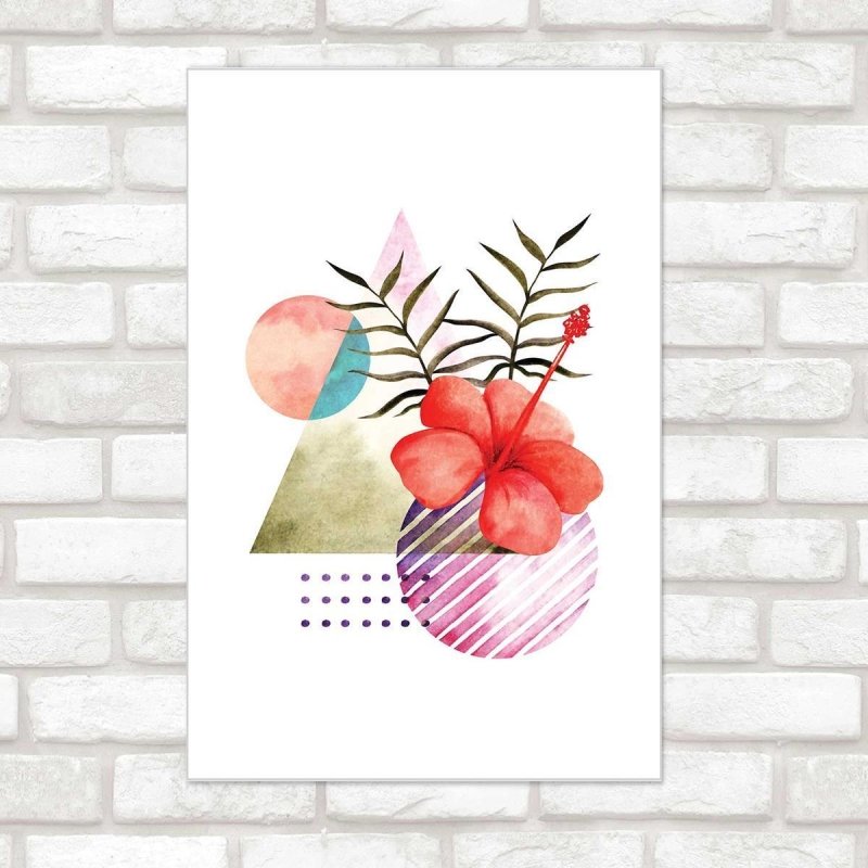 Poster Decorativo Floral N010214 - Papel na Parede