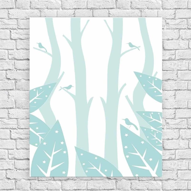 Poster Decorativo Floresta Infantil 20190888 - Papel na Parede