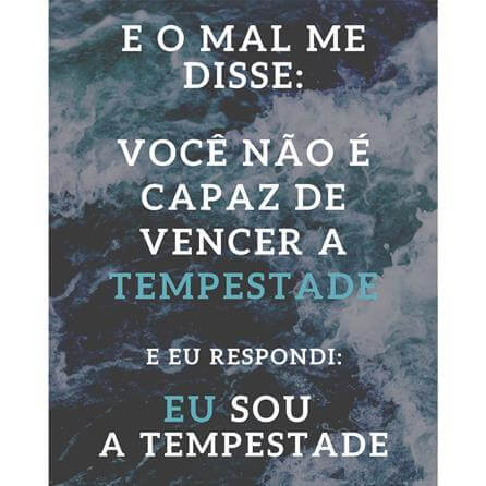 Poster Decorativo Frase Motivacional 06080 - Papel na Parede