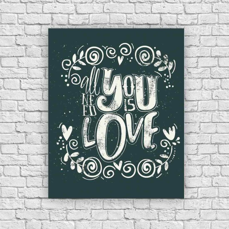 Poster Decorativo Frase Música 10510324 - Papel na Parede