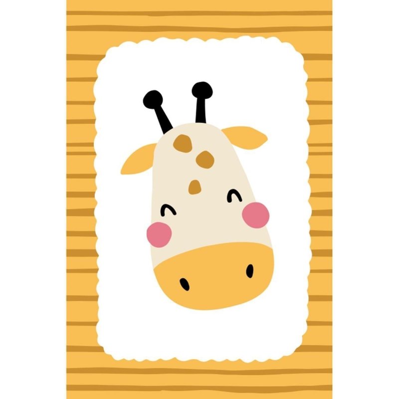 Poster Decorativo Girafa Minimalista N07209 - Papel na Parede
