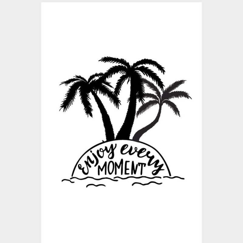 Poster Decorativo Ilha Deserta Enjoy N07295 - Papel na Parede